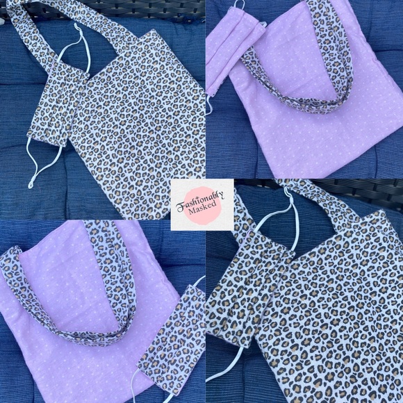 Reversible Tote and Mask - Picture 1 of 4